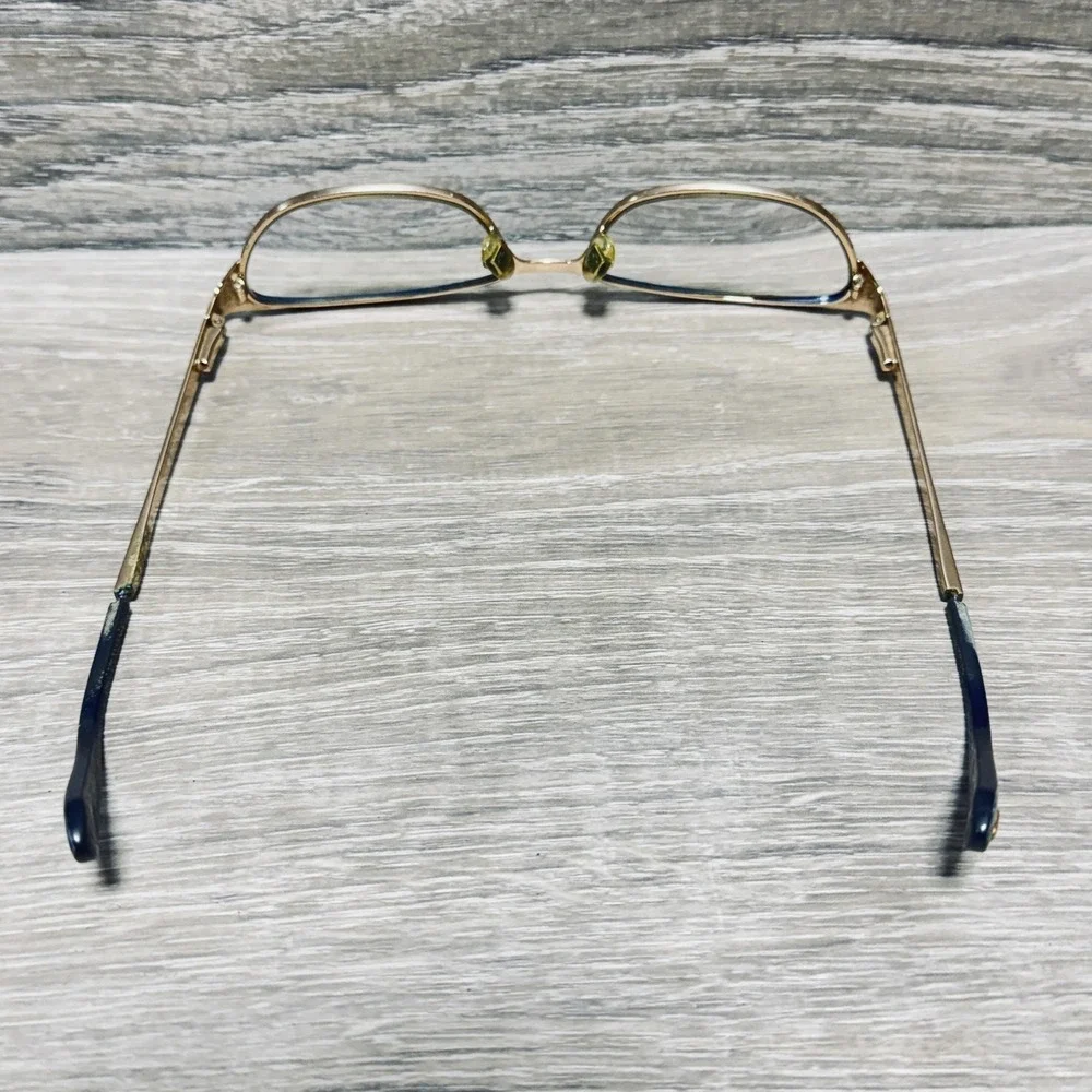 Kate Spade New York Leticia 0JNA Metal Eyeglass Frames Womens 135 Blue Polka Dot